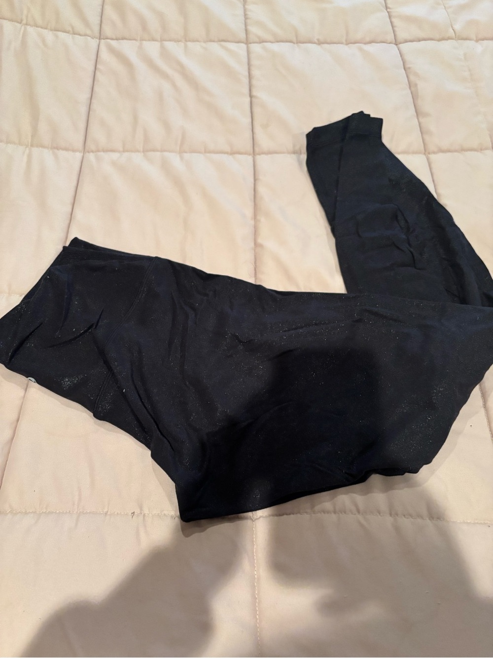 Lululemon black sparkle align leggings